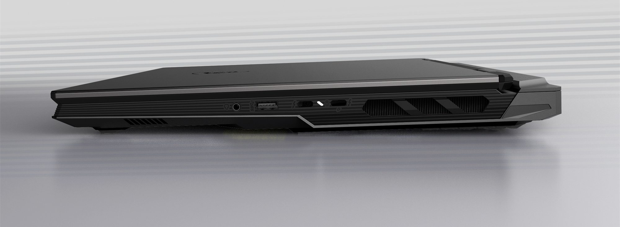 Side view of the Vector 18 proposal showing the recessed lines along the side wall