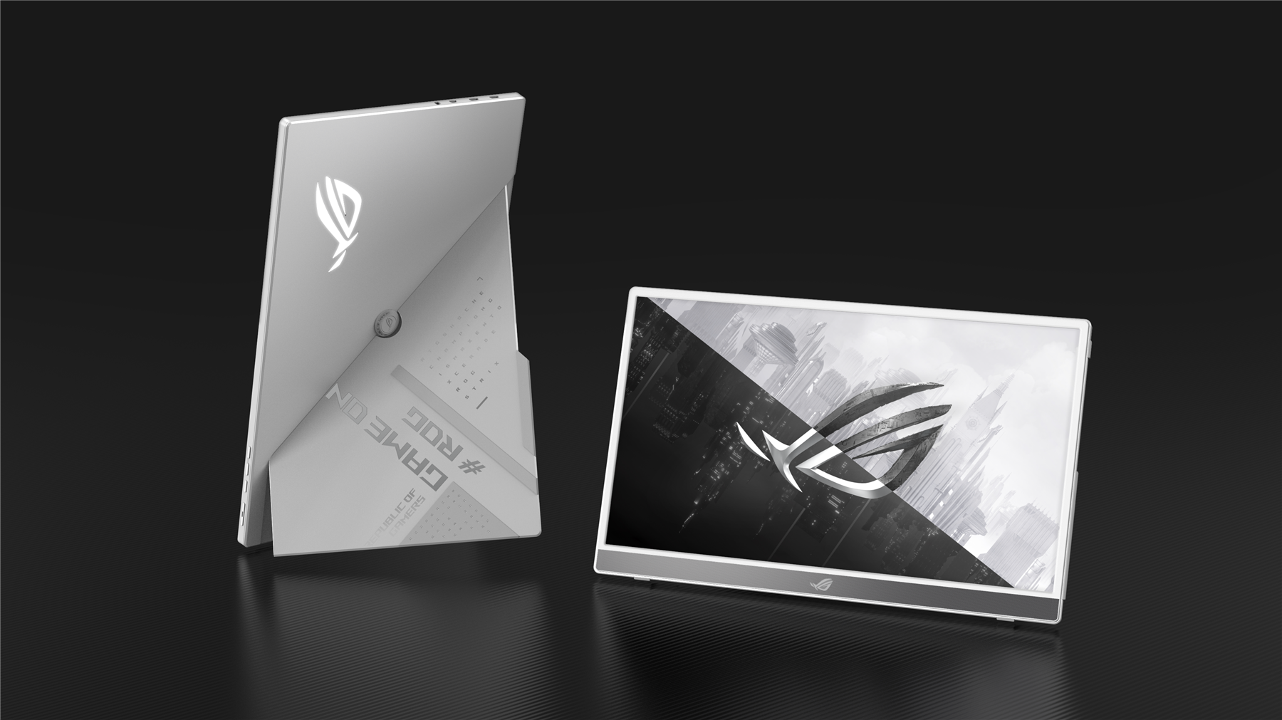 ROG XG16 white edition — final render