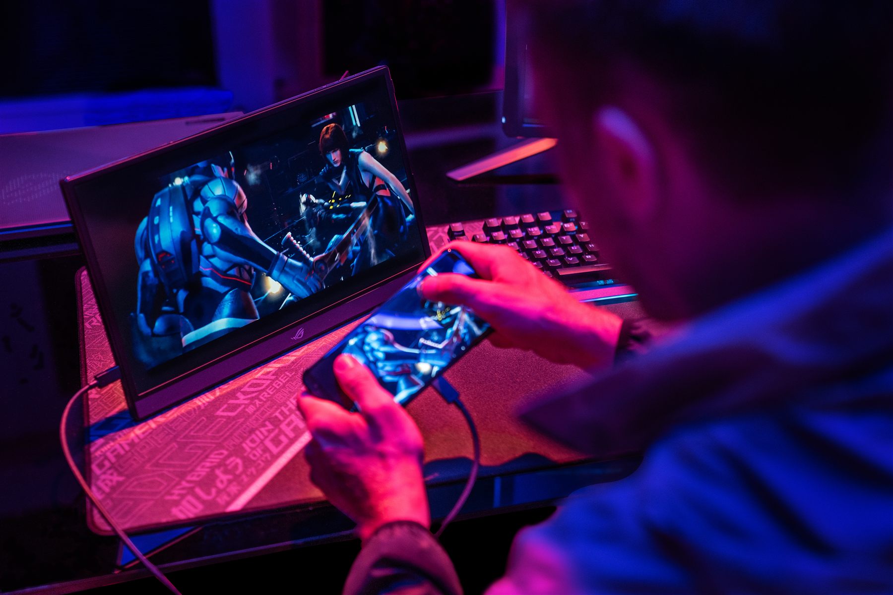 Mobile gaming setup